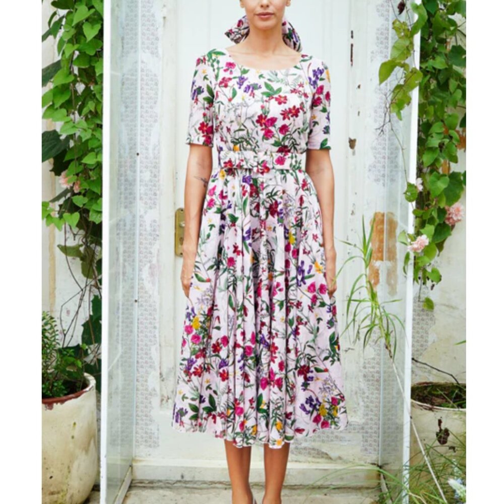 Samantha Sung Musola Dress USA small - Picture 4 of 13